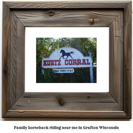 family horseback riding near me in Grafton, Wisconsin